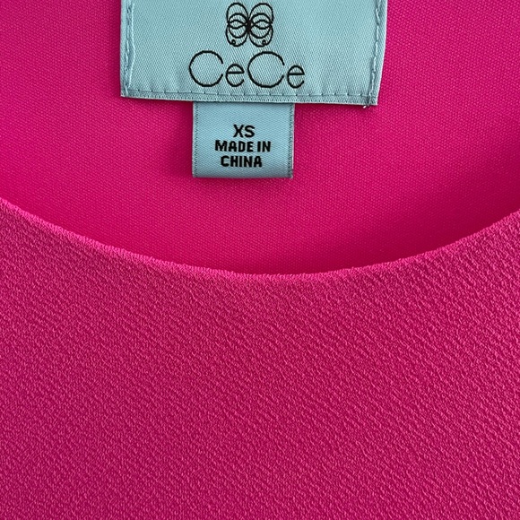 Cece Tie Sleeve Shift Dress, pink, XS - Picture 3 of 5